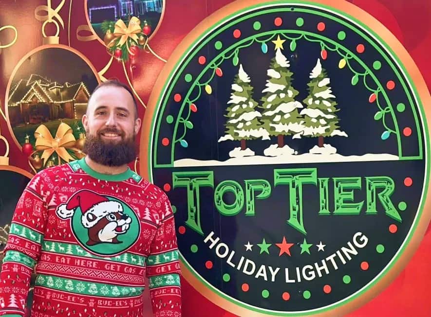Owner of Top Tier Lights, a locally owned holiday lighting company in Houston TX